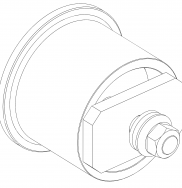 INSTALADOR DO RETENTOR DIANTEIRO DO VIRABREQUIM. CURSOR 13L / 10L (F3A, F3B)
