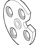 DISPOSITIVO PARA COMPRIMIR AS MOLAS DAS VLVULAS DO CABEOTE. (USAR COM 99360481). CURSOR 13L / 10L (F3A, F3B)