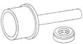 Ferramenta para suporte de equilibrio dianteiro do rotor

